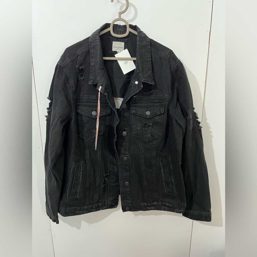 Distressed Jean jacket